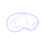 Layouts Swimming Pools Kidney Swimming Pools Editable Svg Line Art Free Vectors